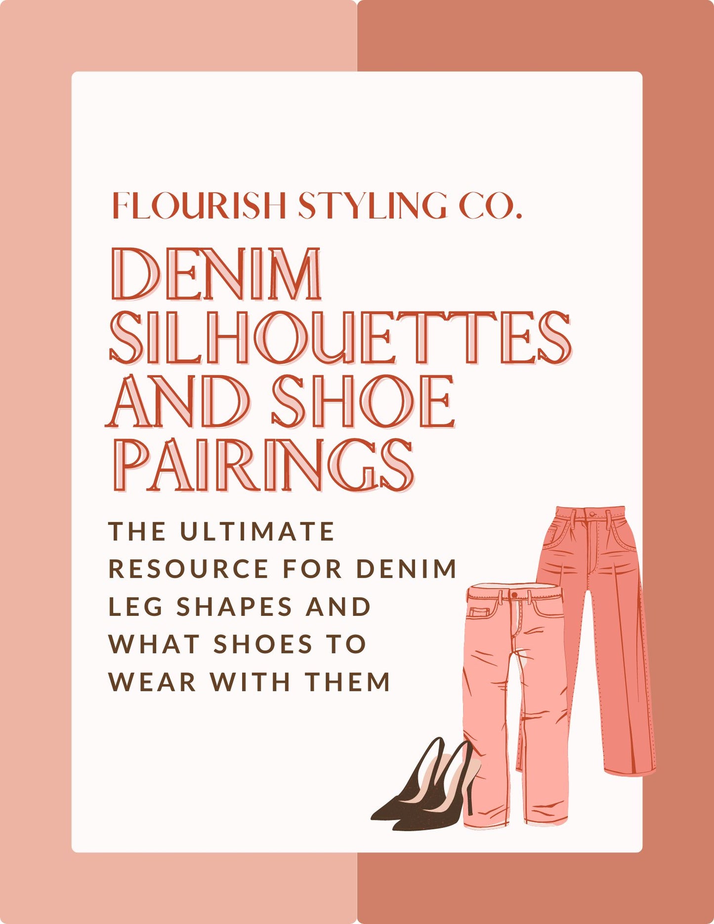 Denim Silhouettes and Shoe Pairings - Digital Download