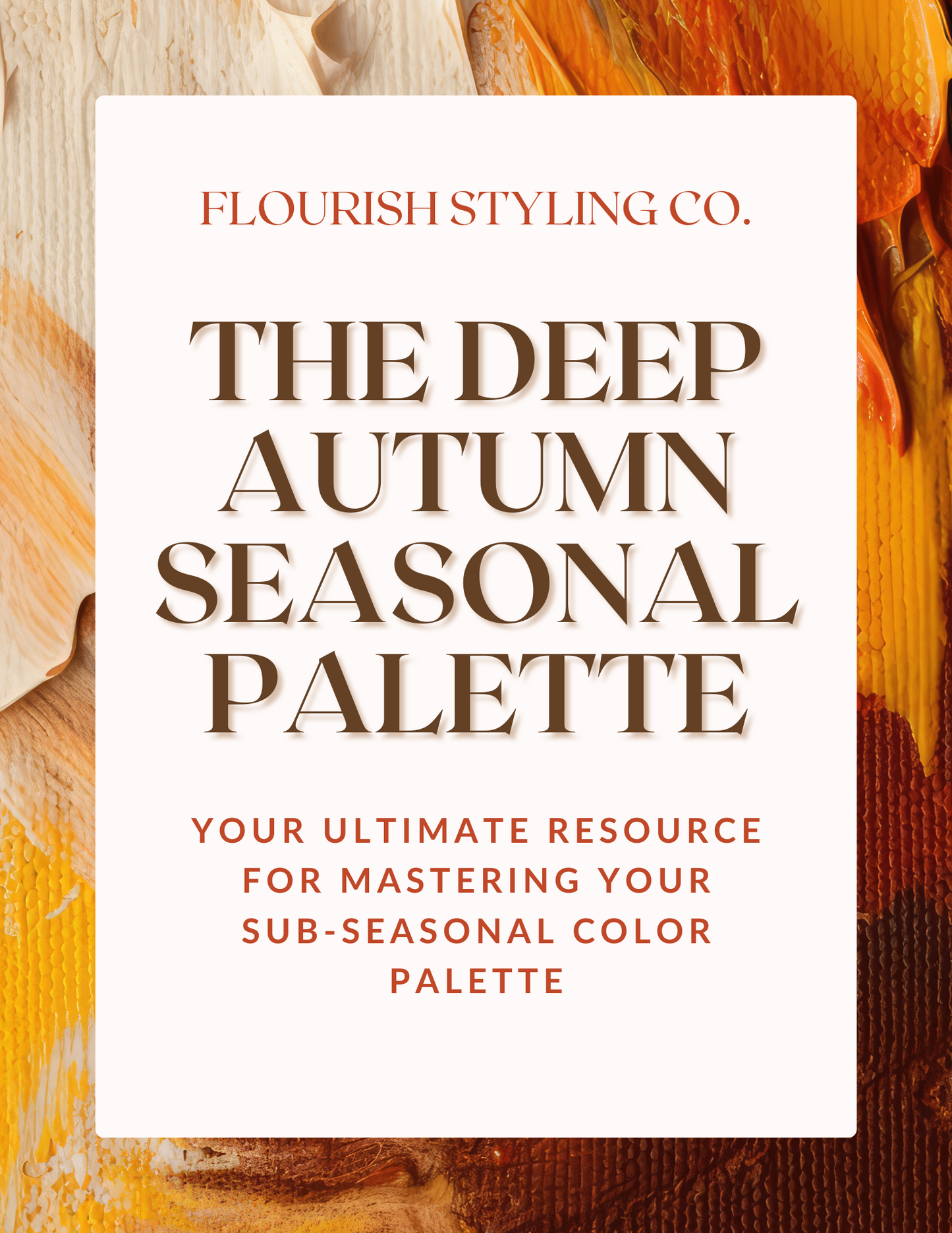 Deep Autumn Sub-Seasonal Guide