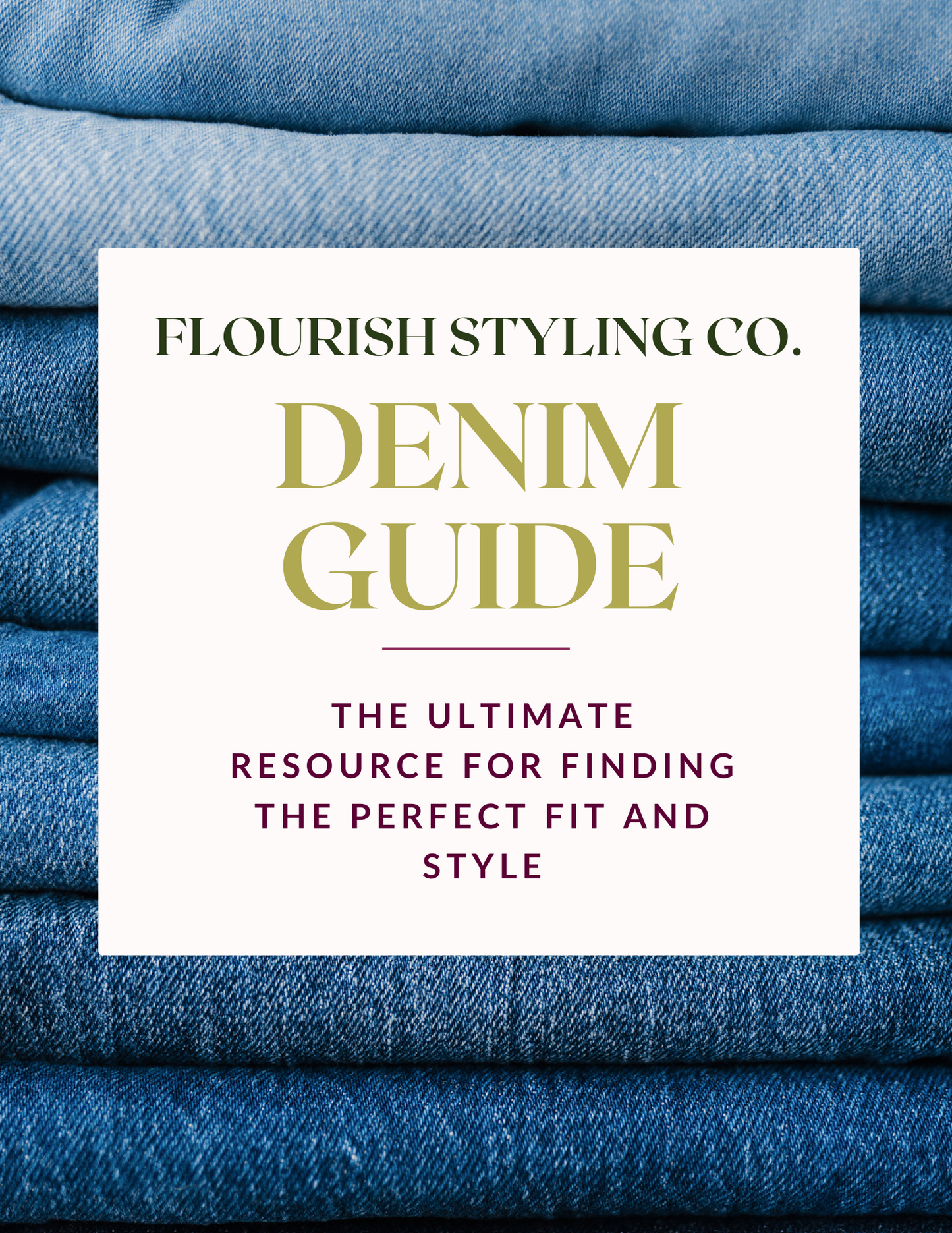 Flourish Denim Guide - Digital Download